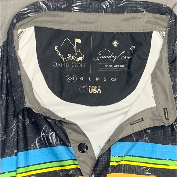 OAHU GOLF APPAREL SUNDAY CREW MENS POLO XXL - Picture 3 of 3